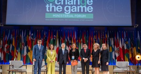 Фарид Гаибов принял участие в международном форуме министров спорта Change the Games