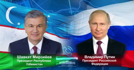 Лидеры Узбекистана и России обсудили актуальные вопросы двусторонней повестки