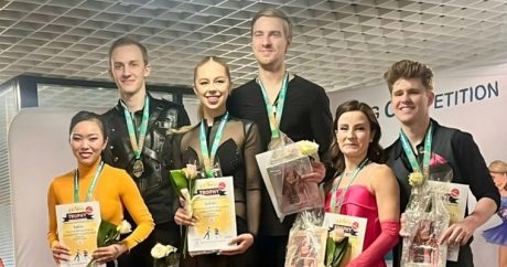 Азербайджанские фигуристы взяли серебро на Edu Sport Trophy